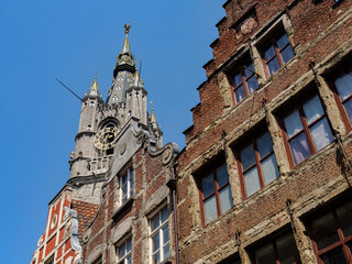 Die Altstadt von Gent in  Belgien