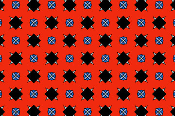 Fototapeta na wymiar Colorful oriental pattern for textiles, wallpaper, for use in graphics . Not generated by Ai