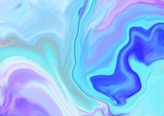 Obraz premium abstract background with flowing lines with psychedelic blue purple colours