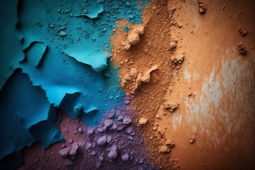 Color background texture wall. plaster texture background. Generative AI.