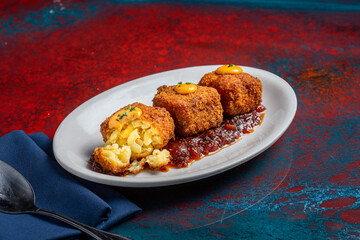 Mac and cheese nuggets