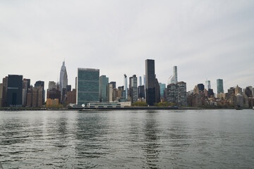 Fototapeta na wymiar View of Manhattan from Brooklyn. 