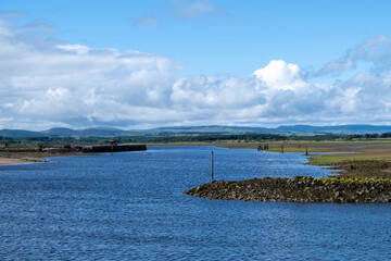 Irvine Harbour in Ayrshire Scotland looking over to Ardeer Peninsula © James