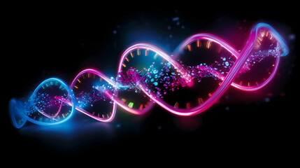 Plexus Neon Black  DNA DNS Biological Background Digital Desktop Wallpaper HD 4k Network Light Glowing Laser Motion Bright