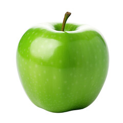 Green apple, isolated background