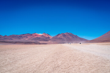 Desert landscape of the bolivian altiplano
