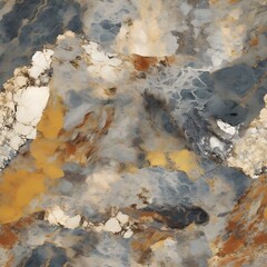 A seamless pattern featuring granite texture, showcasing the unique textures and intricate details of this natural stone in different colors. Generative AI