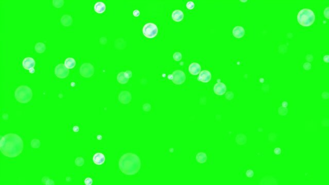 Soap bubble loop background material