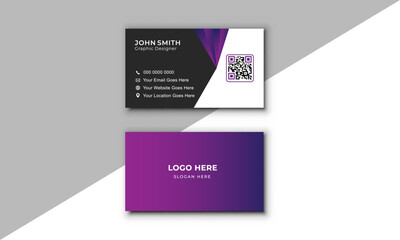 Unique and creative business card template.