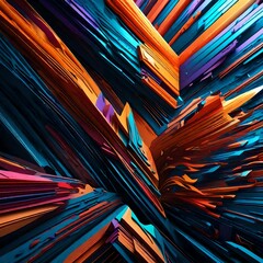 An abstract art-inspired background with bold and vibrant colors