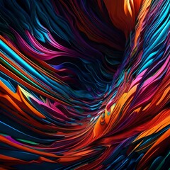 An abstract art-inspired background with bold and vibrant colors