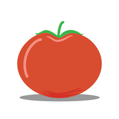 Tomato icon in color for your design.