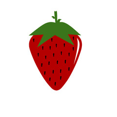 Strawberry Cartoon Illustration