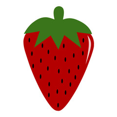 Strawberry Cartoon Illustration