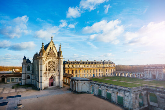 The Sainte-Chapelle chapel of Vincennes castle near Paris