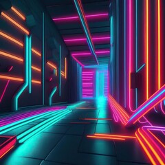 Neon lines