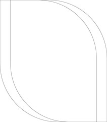 Linear Boho Aesthetic Shape