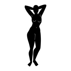 Abstract Woman Silhouette