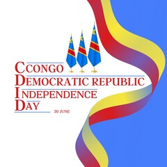 Premium Vector | Vector illustration for happy independence day congo30 june