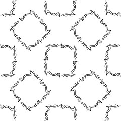 Seamless pattern with ornaments. Colorful texture for textile, wallpaper, packaging, scrapbook.