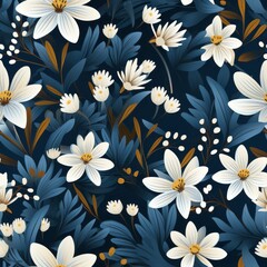 Flowers seamless tile able texture