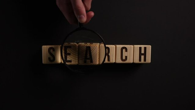 Search or research symbol. Business and search or research concept.