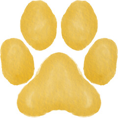 Watercolor Paw Print Clipart, Cat And Dog Paws Clipart png