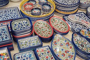 Hand Painted Ceramic Plates. Making Pottery dishes for the Kitchen. Home Decor Ceramics dish dinnerware traditional antique patterns