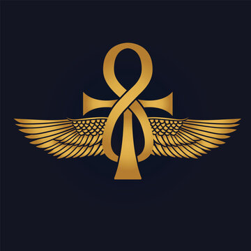 recommend clip art: Ankh  eye of horus Sun God Ra Egyptian wings 