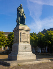 Bronze statue of Prince William of Orange, on historic Plein square, the Hague, Netherlands