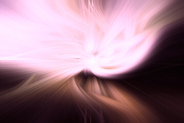 twirl effect abstract background with flowers