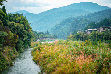 Picture of Dujiangyan, an ancient city in Sichuan, ChengDu , China