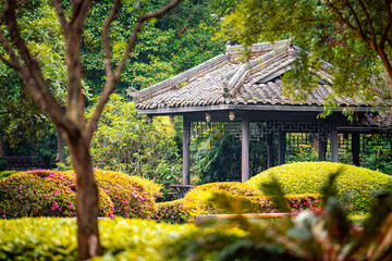 Fototapeta premium Picture of Dujiangyan, an ancient city in Sichuan, ChengDu , China