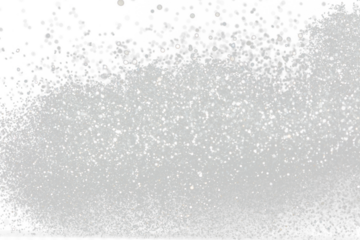 Explosion metallic silver glitter sparkle. Silver Glitter powder spark blink celebrate, blur foil explode in air, fly white glitters particle. Black background isolated, selective focus Blur bokeh
