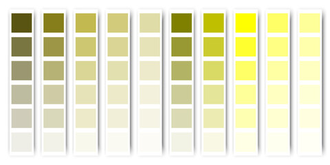 Yellow color palette. Yellow pastel tone texture. Vector illustration. stock image.