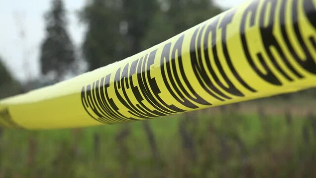 Rural Crime or Crime Scene and Do Not Cross sign