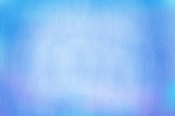 Canvas fabric texture background in blue and white color. 