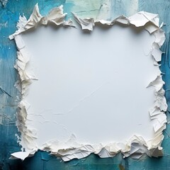 crumpled template paper