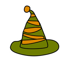 Halloween hat illustration