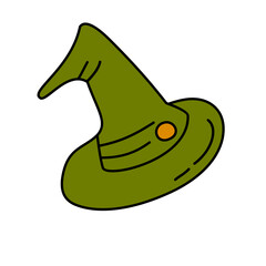 Halloween hat illustration