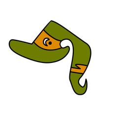 Halloween hat illustration