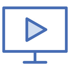 illustration of a icon video