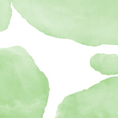 Obraz premium Green Watercolor Framed Corner Background