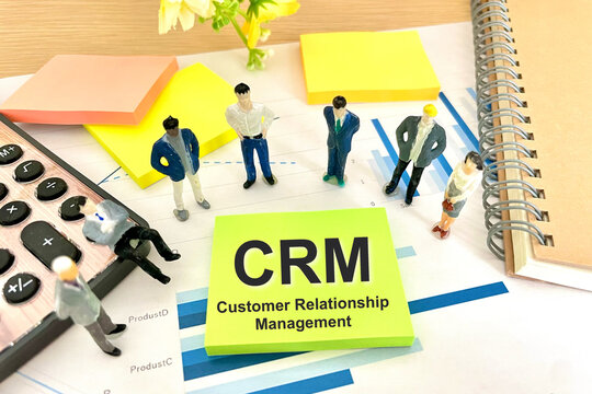 CRM　顧客関係管理のイメージ素材