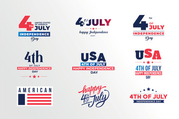 4th of july, Independence Day Logo Unite