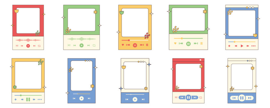 Retro Music Player UI