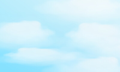 Photo realistic blue sky background