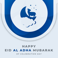 Eid Al Adha Mubarak Celebration Vector Design Illustration for Background, Poster, Banner, Advertising, Greeting Card
