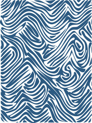 Obraz premium Abstract Seamless Zebra Wavy Lines Pattern Background
