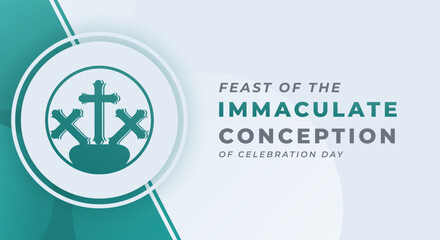 Immaculate Conception Day Celebration Vector Design Illustration for Background, Poster, Banner, Advertising, Greeting Card